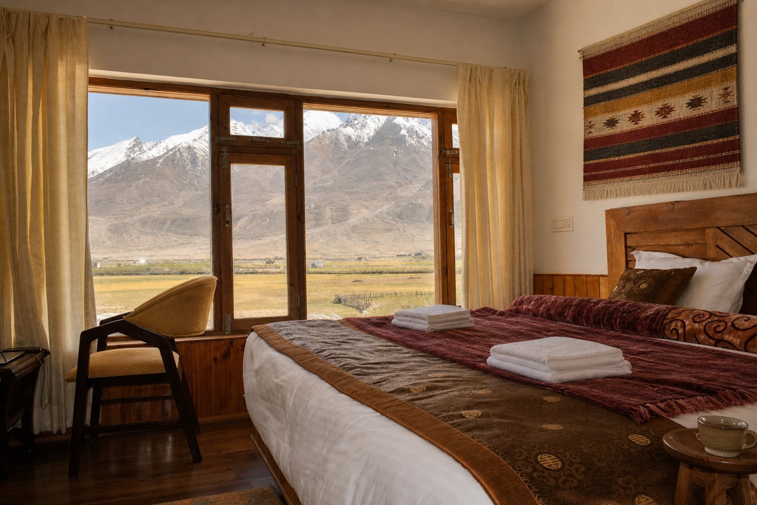Padum guest room at Lha Ri Zanskar